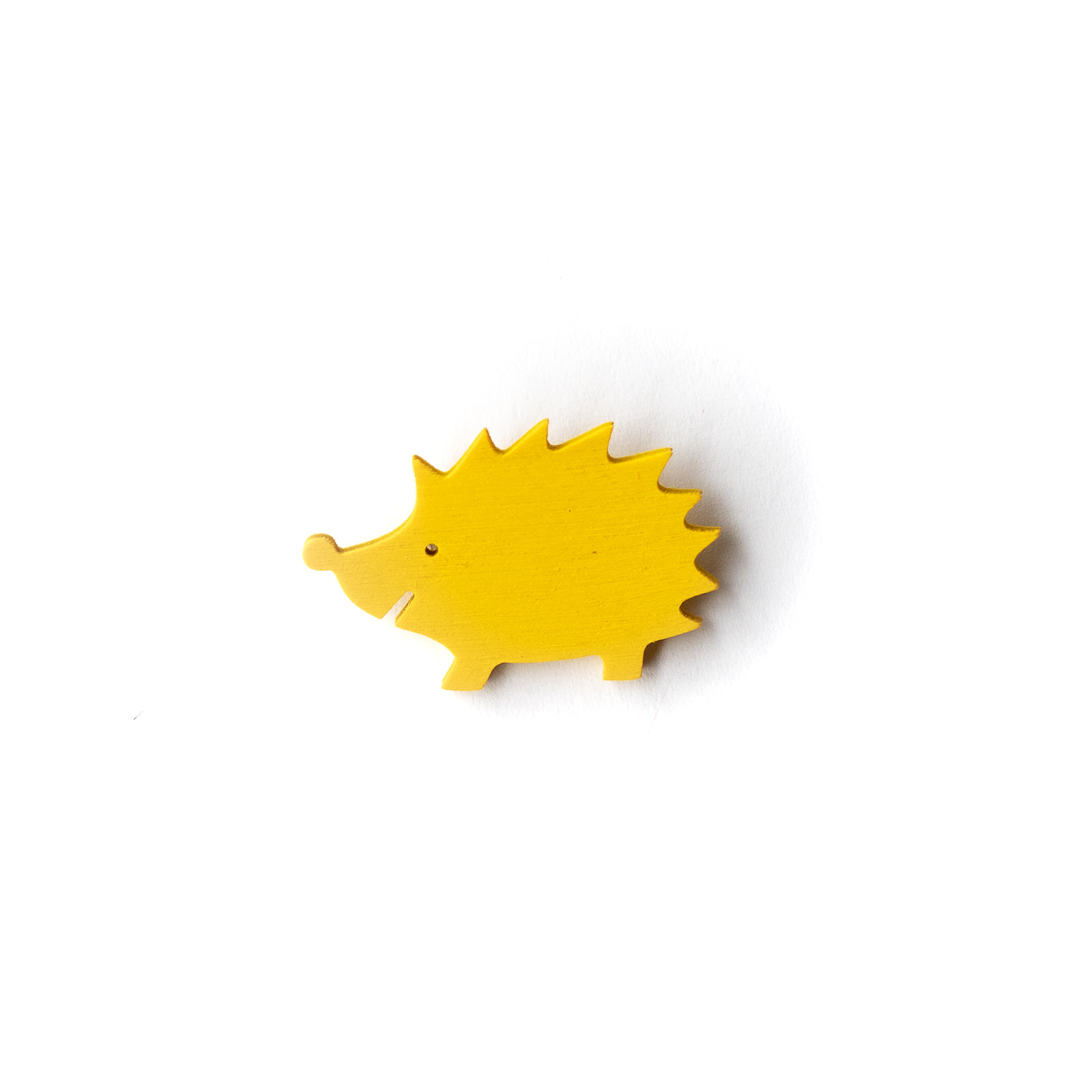 Button Igel gelb