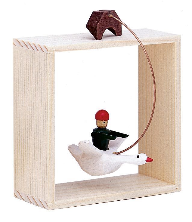 Schaukelgans grüner Reiter