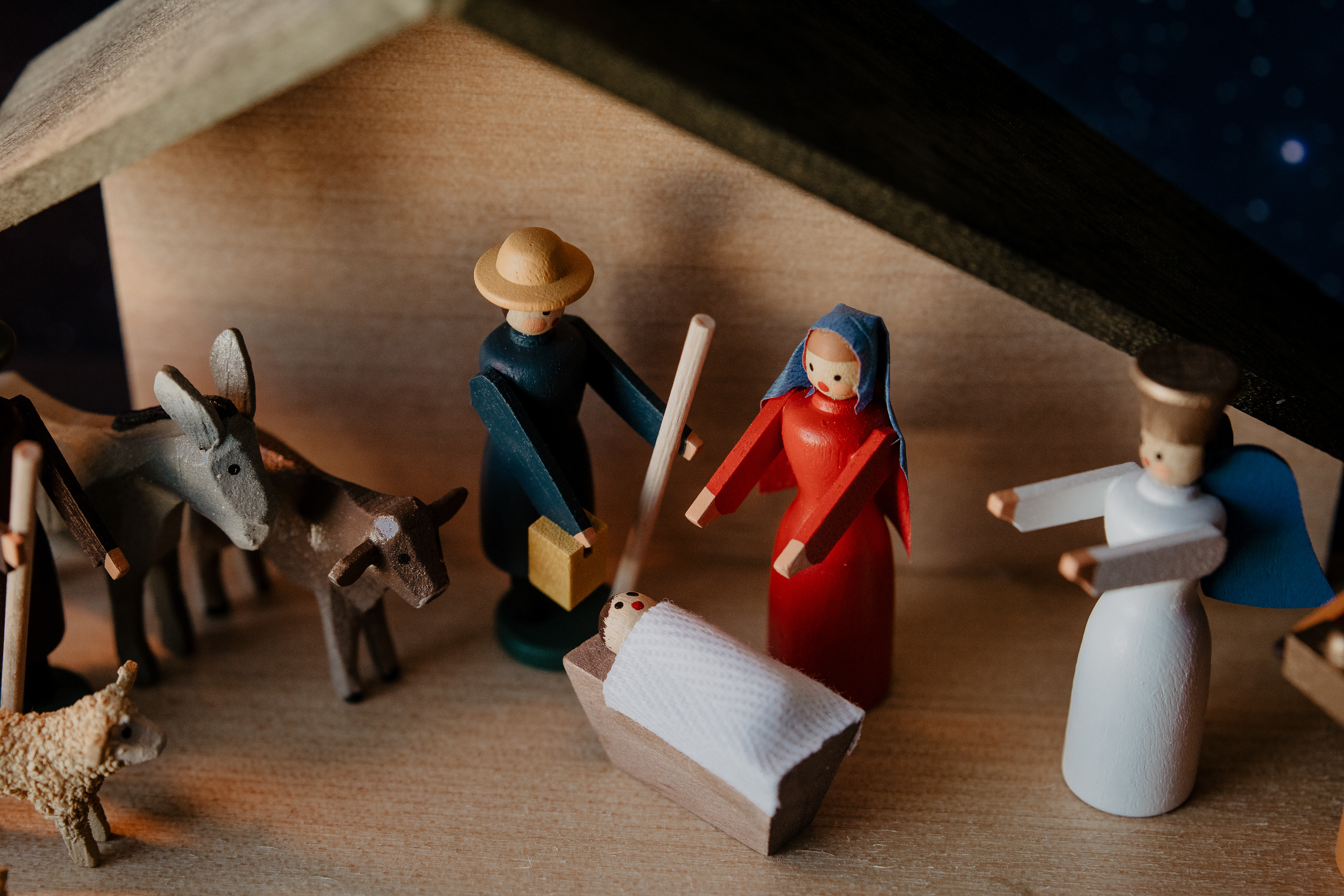 Weihnachtskrippe 14-teilig