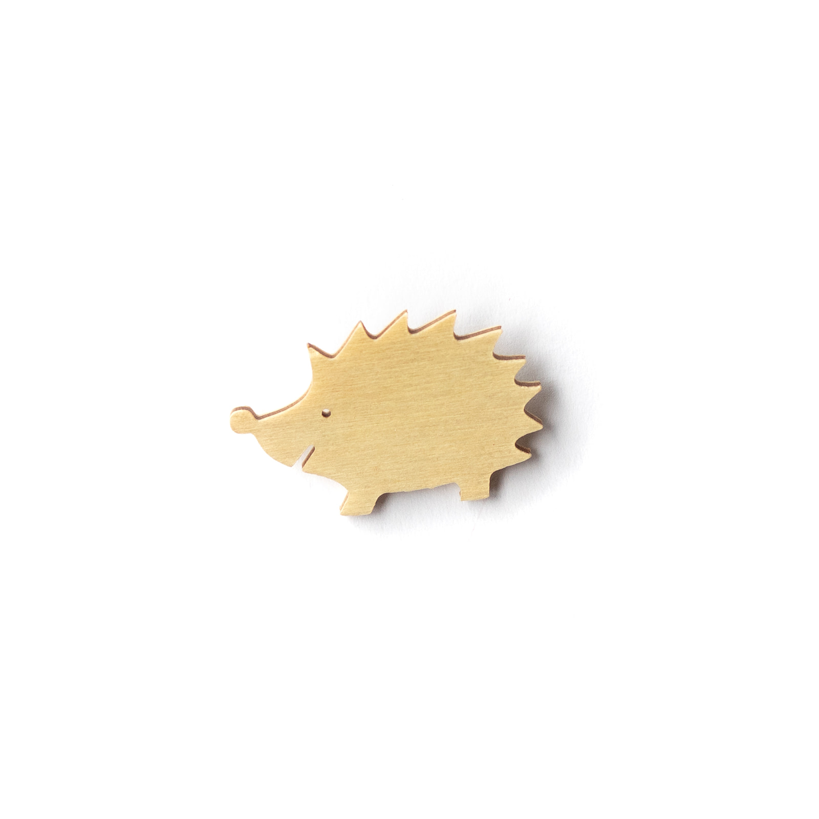Button Igel natur