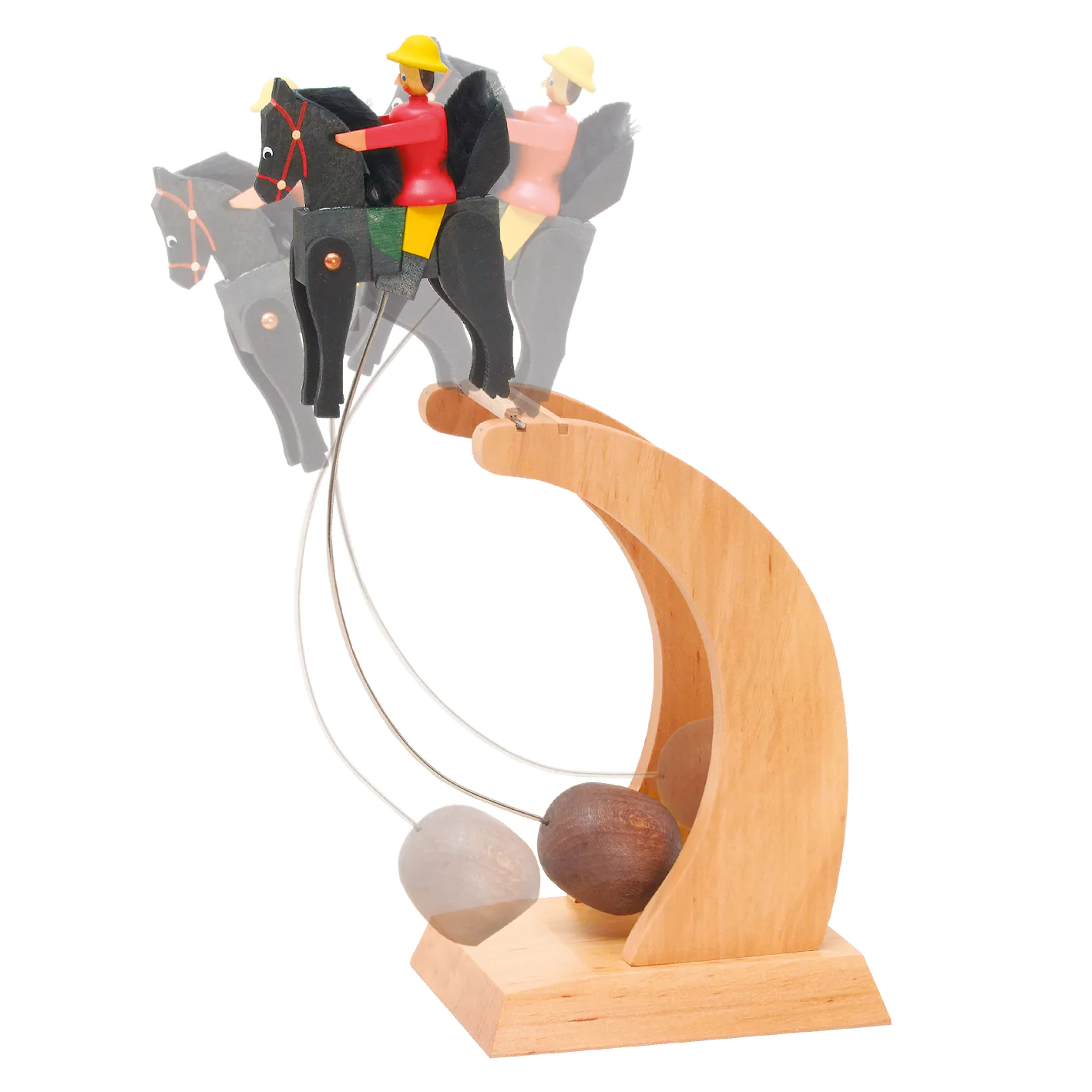 Wackelreiter mit Impulsgeber rot