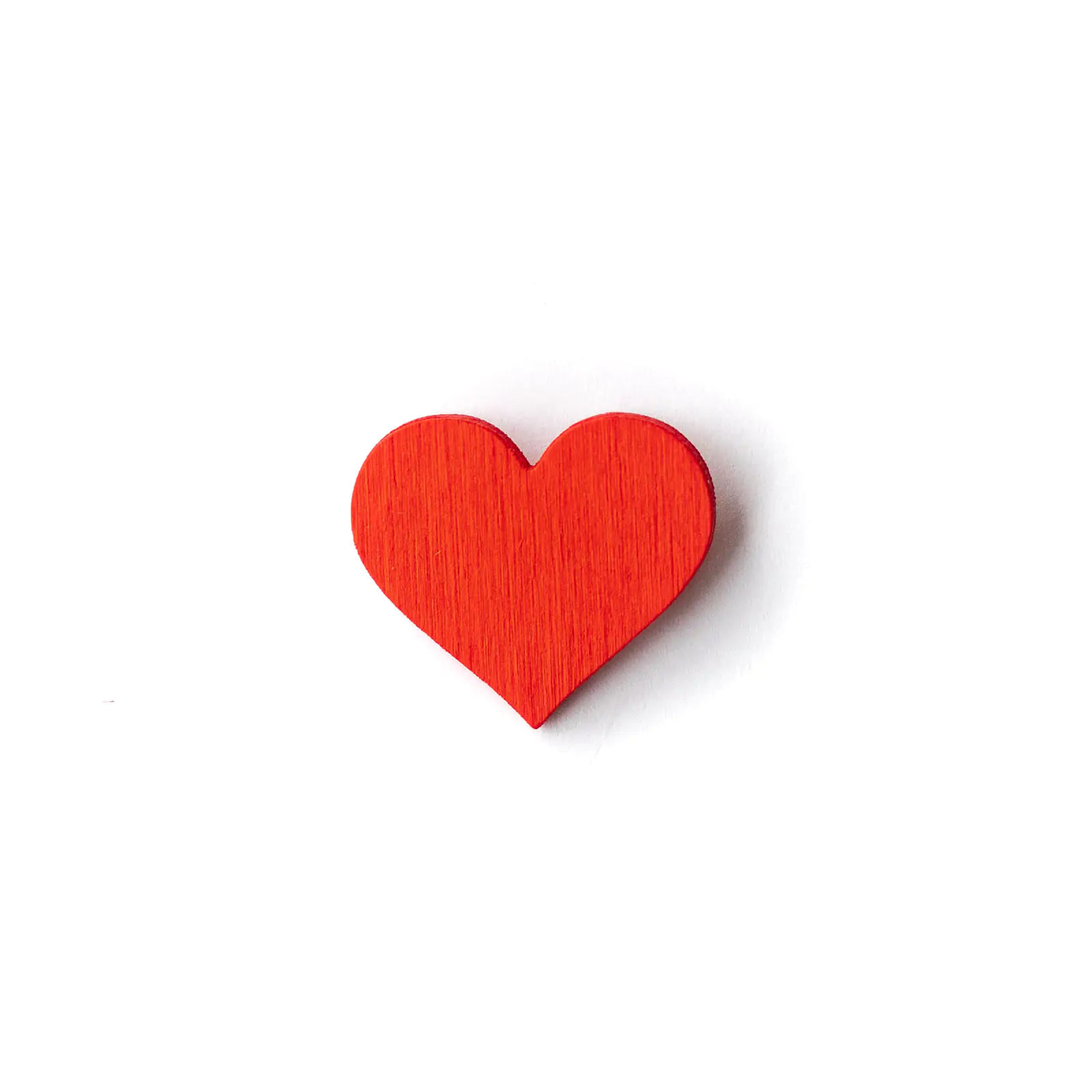 Button Herz rot