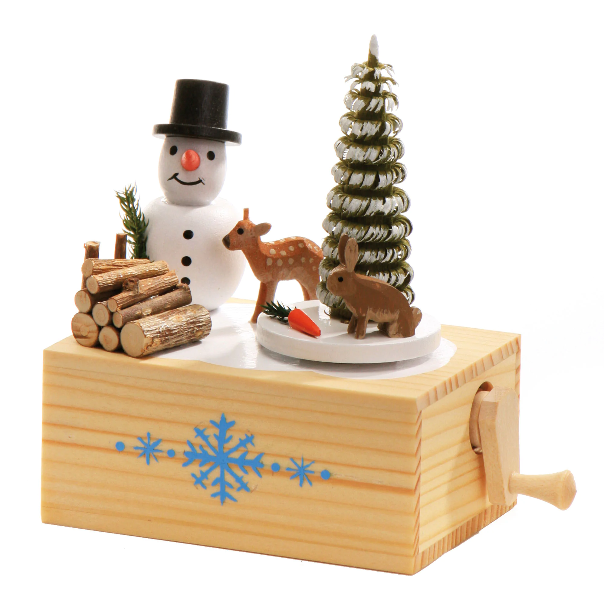 Musikdose mit Schneemann